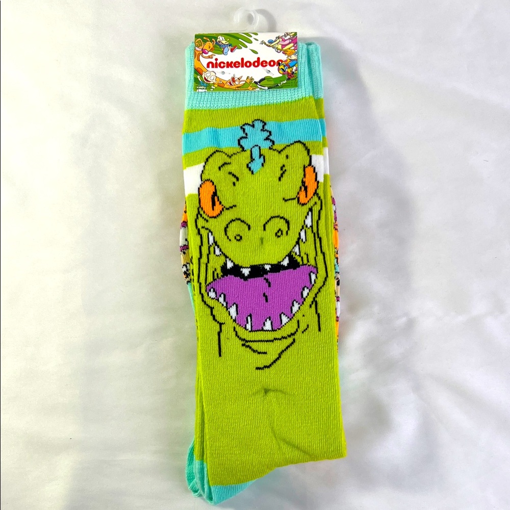 Nickelodeon 2 Pack Rugs Rats Woman’s Knee High Socks One Size Fits Most 6-12